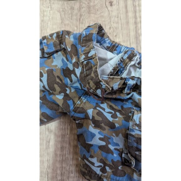 Build-A-Bear Camo Shorts Khaki Vest & Black Star Hat Outfit Set BABW - Picture 4 of 6